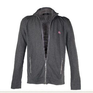•Burberry Blacklabel Sweatshirt Zip Up•